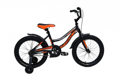 Lorak Junior 18 Boy Матовый Чёрный/Оранжевый