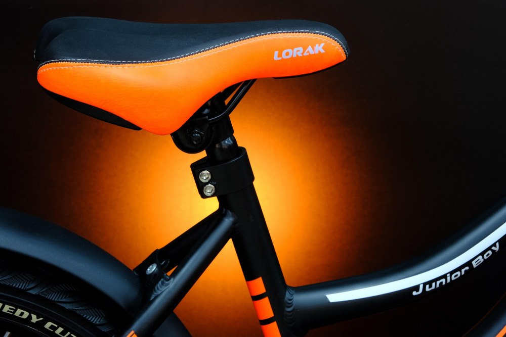 Lorak Junior 18 Boy Матовый Чёрный/Оранжевый