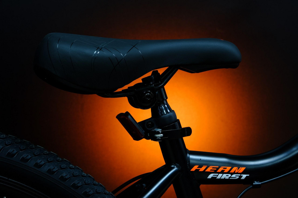 HEAM FIRST 26 Матовый Чёрно/Оранжевый