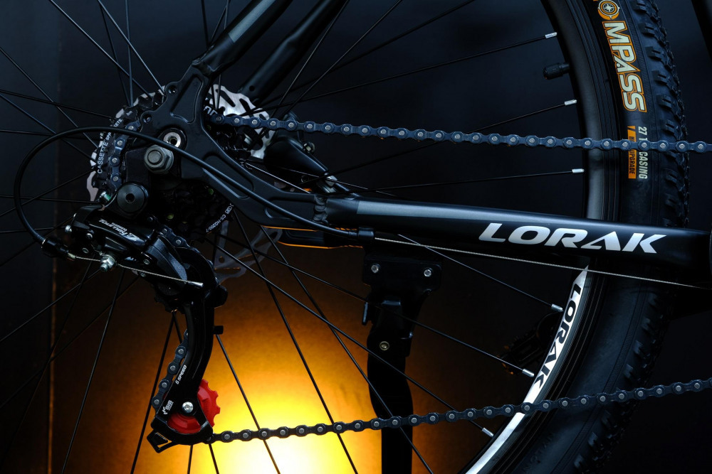 LORAK Safe 29 HD Матовый Чёрный/Серый/Серый 21р (на рост 183-190)