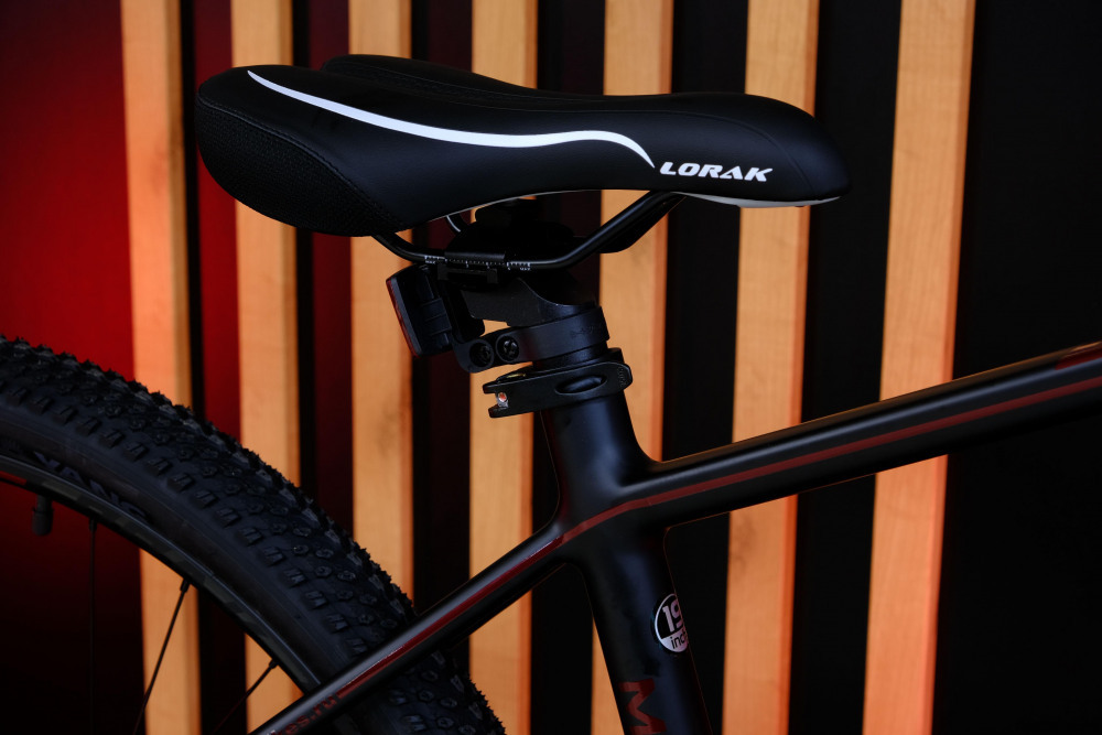 LORAK MT 29 - 3000 Матовый Чёрный/Красный рама 21 (на рост 182-195)